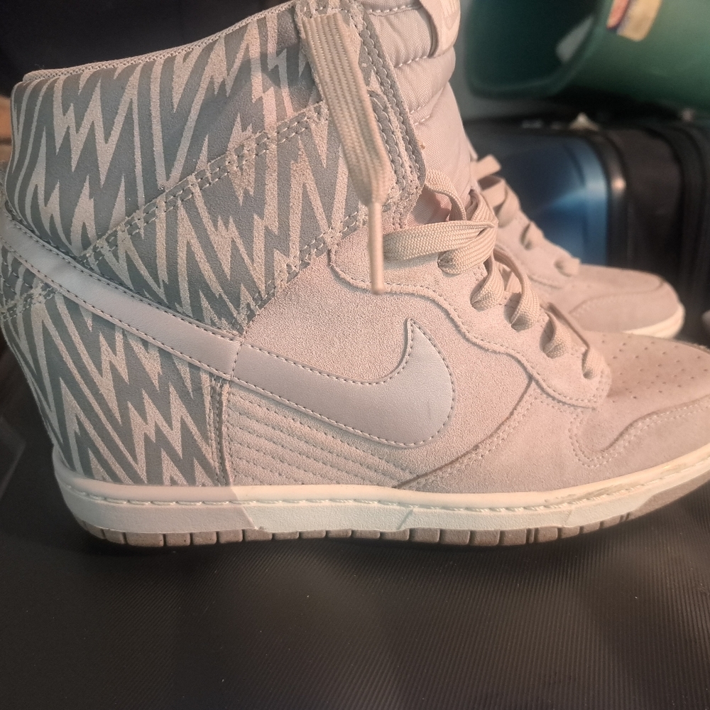 Women's Nike Sky High Dunk Zebra shoes